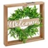 B&M Framed Foliage Solar Wall Plaque -B and M Store 393045 urban eden solar wall plaque
