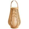 Large Solar Powered Natural Lantern -B and M Store 393064 solar powered natural lantern with flickering warm white led 2