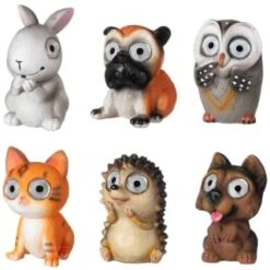 B&M Garden Animal Ornament With Solar Powered Eyes - Hedgehog -B and M Store 393074 garden animal ornament with solar powered eyes group