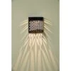 Decorative Solar Powered Fence And Wall Light -B and M Store 393082 decorative solar powered fence and wall light