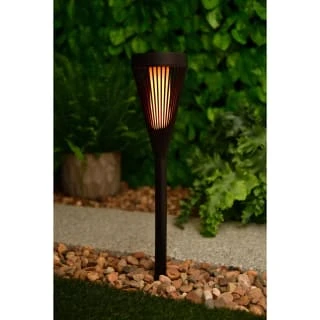 Santorini Flame Effect Post Lights 3pk 3 Santorini Flame Effect Post Lights 3pk