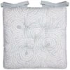B&M Luxury Seat Pad - Light Blue Circle Print -B and M Store 393563 luxury shower resistant seat pad circle print
