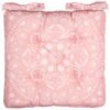 B&M Luxury Seat Pad - Pink Tropical Print -B and M Store 393566 luxury shower resistant seat pad pink floral