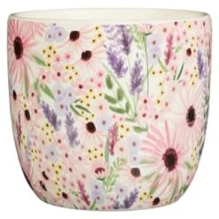 B&M Boho Garden Ceramic Plant Pots 3pk - Flowers -B and M Store 393644 3pk boho garden ceramic plant pots flower 2
