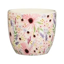 B&M Boho Garden Ceramic Plant Pots 3pk - Flowers -B and M Store 393644 3pk boho garden ceramic plant pots flower 3