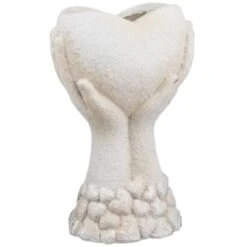 B&M Hands Holding Heart Planter