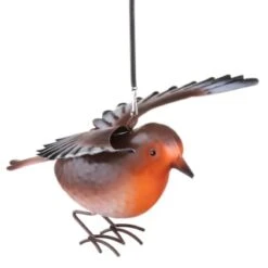 B&M Springy Hanging Bird - Brown -B and M Store 393690 springy bird hanging brown 3