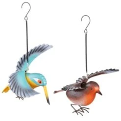 B&M Springy Hanging Bird - Brown -B and M Store 393690 springy bird hanging group
