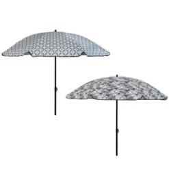 B&M Urban Eden Printed Parasol 1.8m - Geo -B and M Store 393760 urban eden 1 8m printed parsasol group