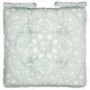 B&M Luxury Seat Pad - Green Floral Print 2 B&M Luxury Seat Pad - Green Floral Print -B and M Store 396151 2 sided printed green floral shower resistant cushion