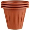 Terracotta Round Planters 3pk -B and M Store 397064 3 pack terracotta round planters